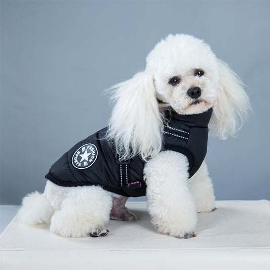 Waterproof Winter Dog Coat with Built-in Harness – Warm Pet Jacket for Small to Large Dogs